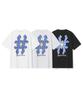 BEENTRILL B Daisy Hashtag T-Shirt (Ice Grey)