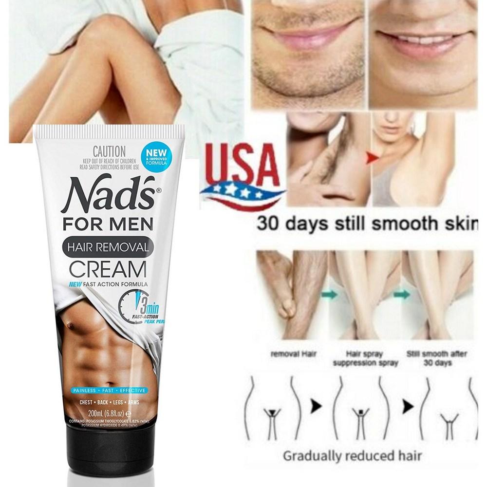 Men's Hair Removal Cream Is More Effective Than Wax for Facial and Body Hair