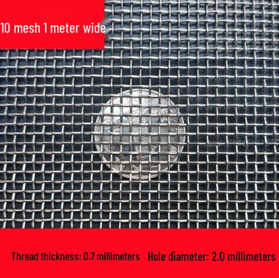 304 Edelstahlgewebe, 6-500 Maschen, Industrielles verdicktes Metalldrahtfilter.