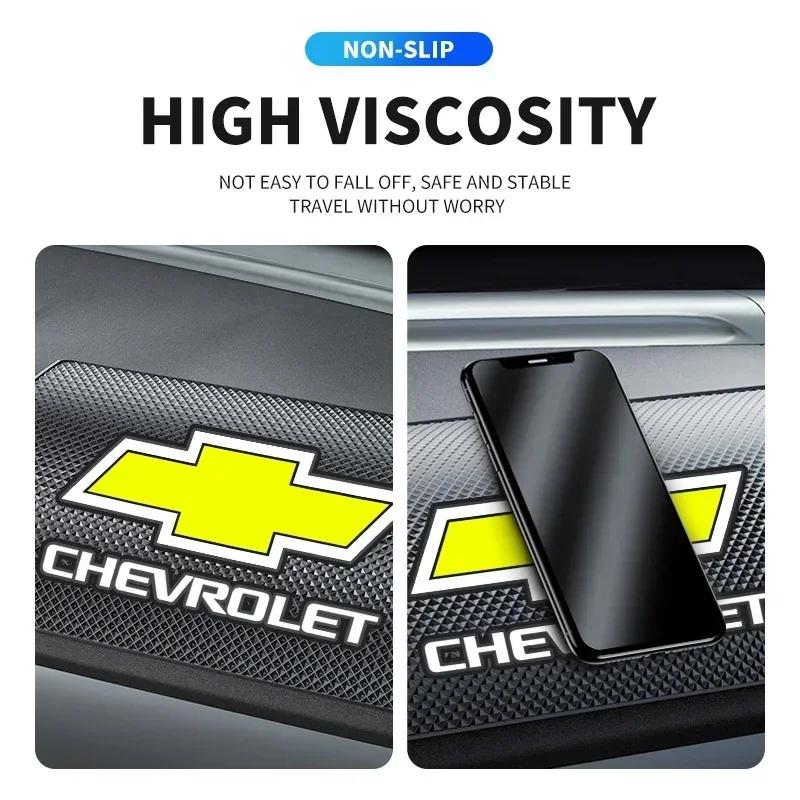 dbjs5 Car Styling Anti-Slip Mat Silicone Dashboard Non-Slip Pad For Chevrolet Spark Captiva Cruze Malibu Equinox Trax Camaro Bolt