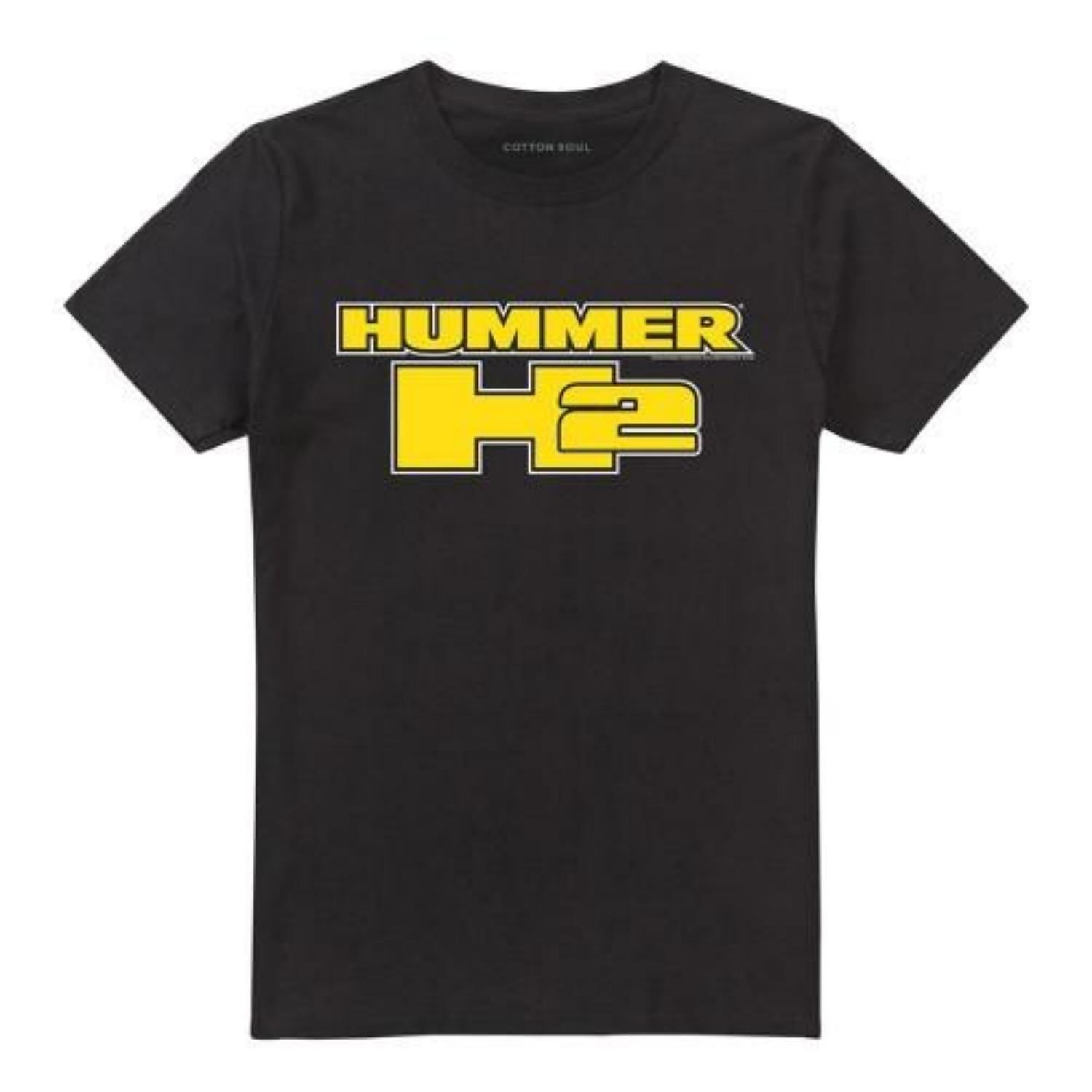 

Hummer Unisex Adult H2 Block Logo T-Shirt S чёрный