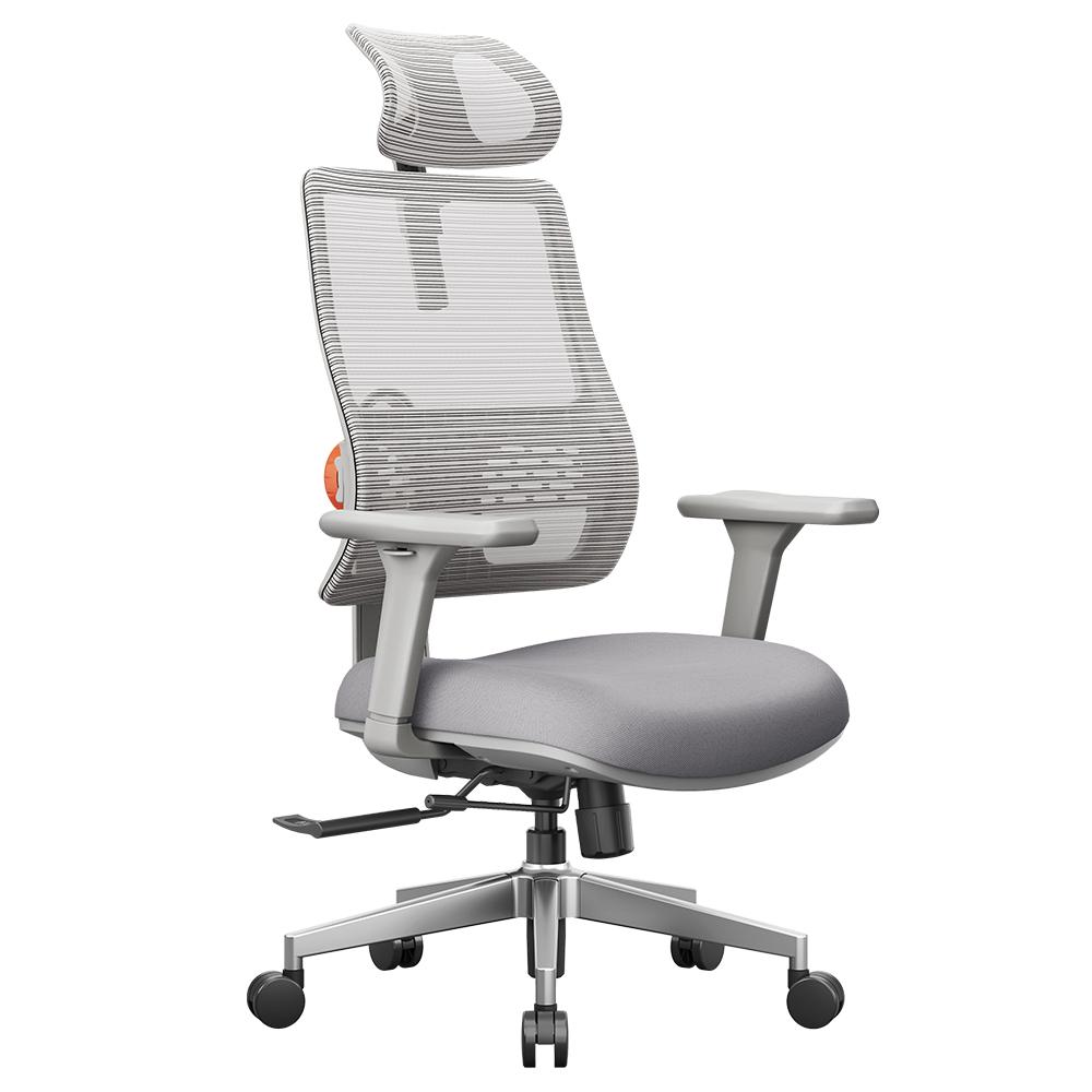 NEWTRAL MAGICH003 Ergonomic Office Chair, Auto-Following Backrest, Adaptive Lower Back Support, Adjustable Headrest Seat, Gray - EU Plug
