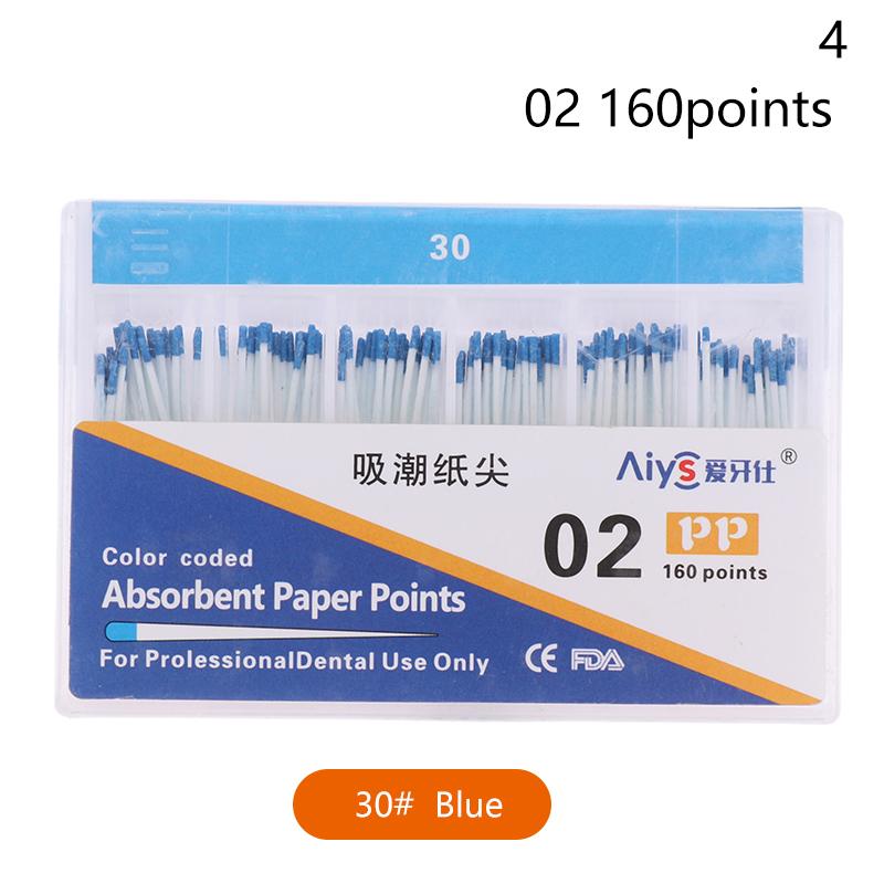 1 Коробка Стоматологічні Абсорбуючі Паперові Пункти Стерильні Змішані Розміри 02 04 06 Конусність 15-40 Стоматологічні Матеріали Ендодонтія Паперові Кінчики