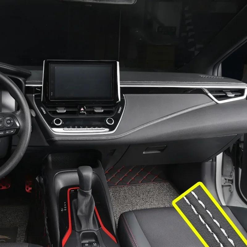 Multi Color DIY Car Interior Self Adhesive Trim Line Dashboard Door Leather Trim Lines Automotive Decorative Accessories