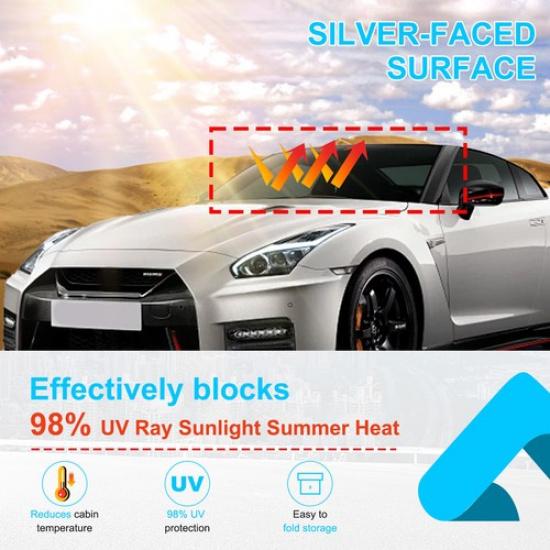 Car Sun Shade Windshield Window Sunshade Cover For Nissan GTR R35 2008-2016