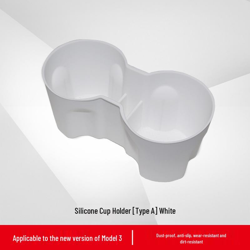 Tesla Model 3/Y Silicone Anti-slip Cup Holder Limiter
