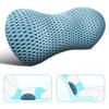 1Pcs Lumbar Support Pillow Memory Foam for Low Back Pain Relief, Ergonomic Streamline Car Seat, Office Chair, Recliner and Bed