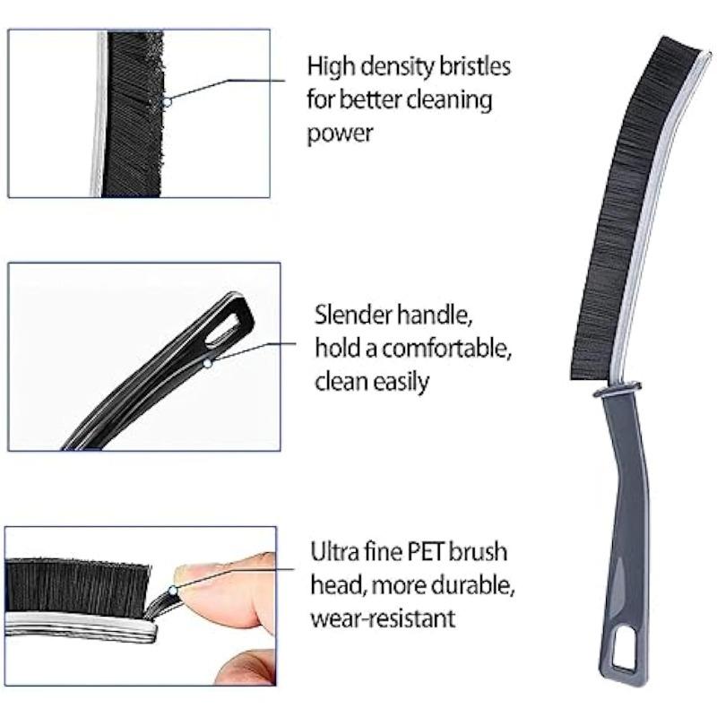 Hard-Bristled Crevice Cleaning Brush Grout Cleaner Scrub Brush Deep Tile Joints Crevice Gap Cleaning Brush Tools Accessories