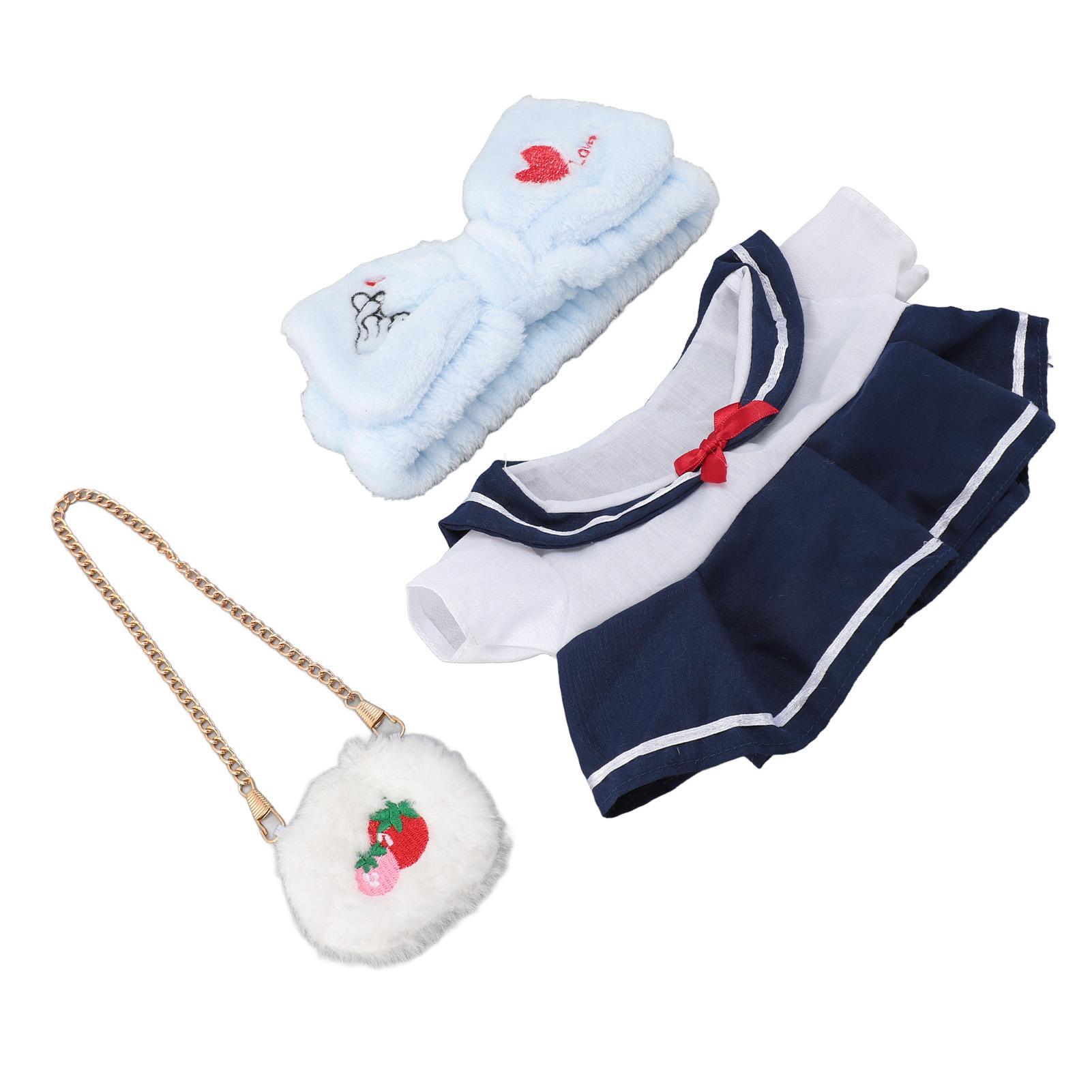 

Комплект плюшевой кукольной одежды своими руками, симпатичная 12-дюймовая плюшевая кукольная одежда, платье для ролевых игр для дошкольников