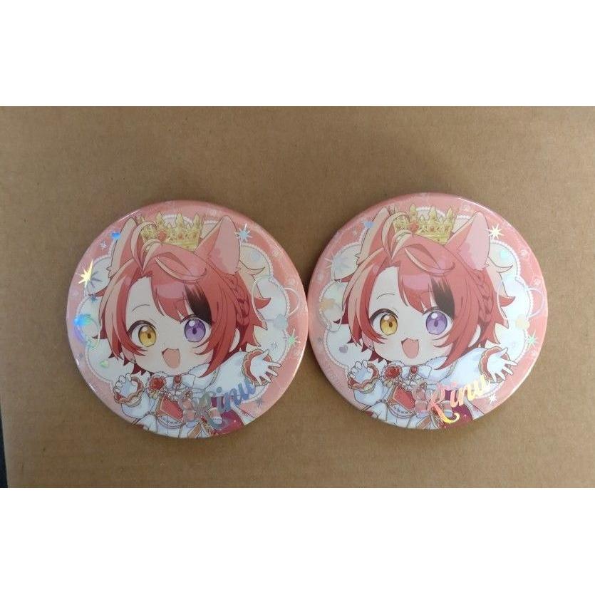 Used Stopuri Rinu-kun Defo Can Badge 2 pieces