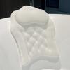 Waterproof Bathtub Neck Cushion Soft Headrest For Relaxation Fit All Size Easy Setups Spa Massage Accessory Polyester