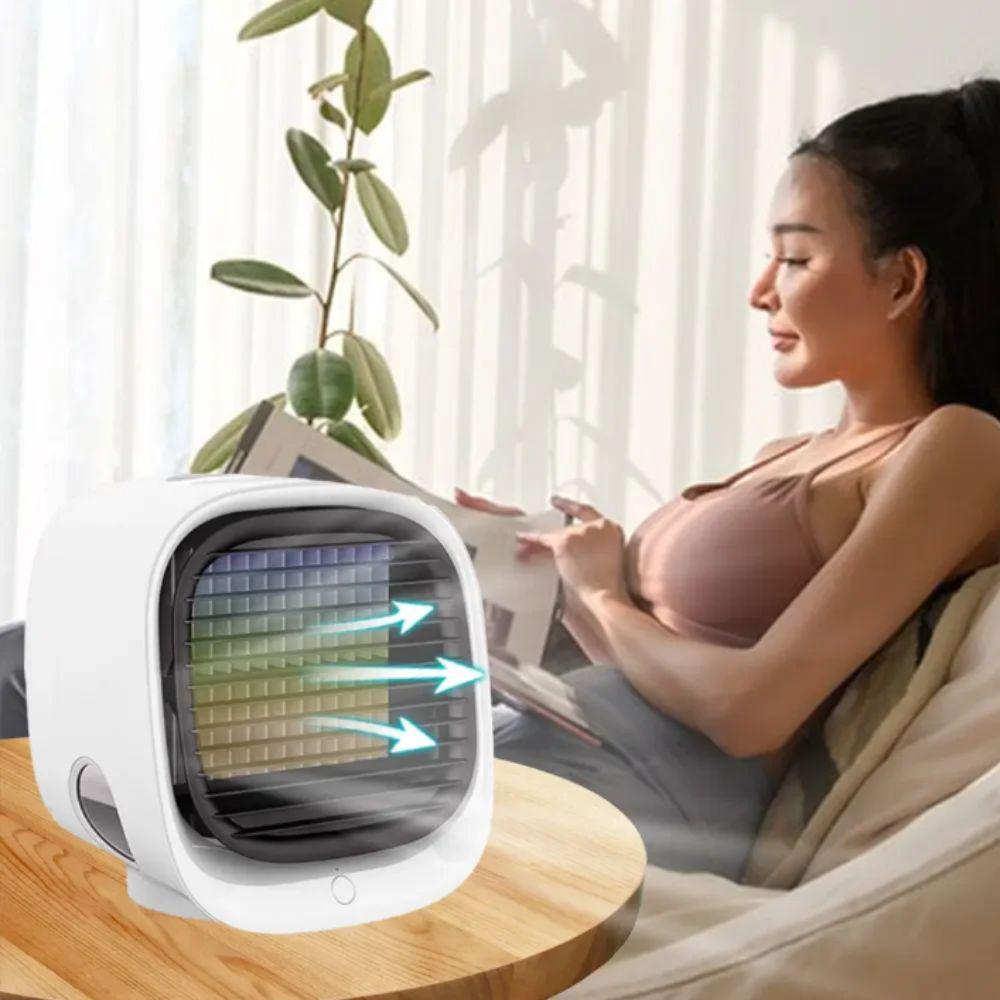Portable Design Cooling Fan Negative Ion Humidification Fan Household Item Mini Fan  Office Use