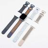 Silicone Band for Apple Watch Bands 45mm 40mm 46mm 44mm 49mm Sport Breathable Watchband Iwatch Series 11 10 9 8 7 SE Ultra Strap