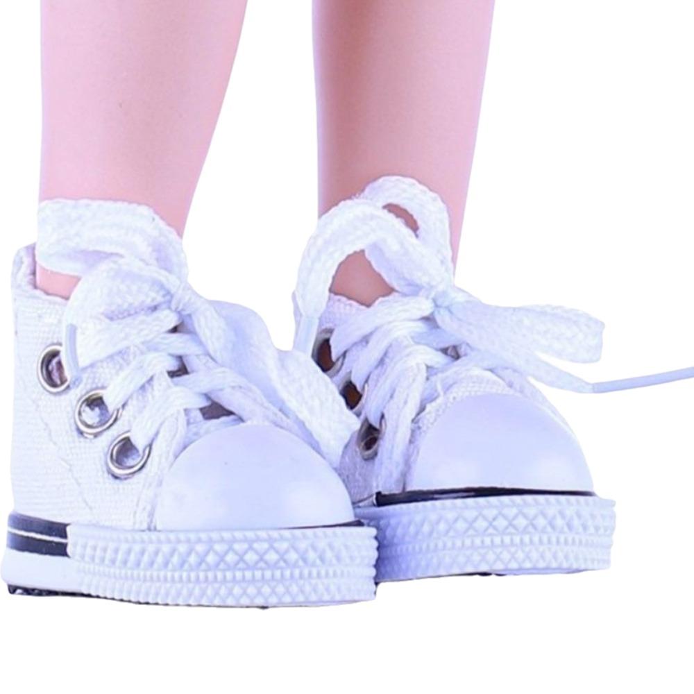 1 Pair Canvas Doll Footwear PU Doll Sneakers Gifts Doll Shoes for 24cm Potato Doll Mia Doll Outfit Style 7