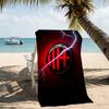 Beach Towel with Football club logo Pattern - soft,absorbent,machine washable Lightweight&Modern,swimming,Travel Essentials