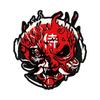 Samurai Band Red Eye Vinyl Car Stickers - Waterproof & UV Resistant Decals for Auto Body, Motorcycle Helmets & Laptop Bags