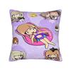 Pillow Case Pastel Banner Group Lyna Vallejos Soft  Pillow Cover For Living Room Bed Chair Cute Funny Pillowcases