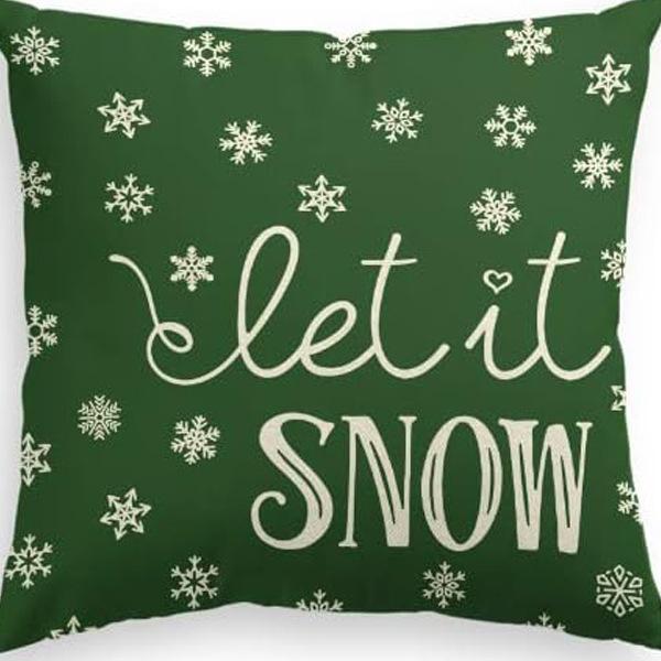 New Christmas Tree Printed Pillowcase Home Cushion Cover Christmas Decoration Sofa Pillowcase