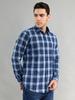 MONTE CARLO Men's Regular Fit Check Full Sleeve Shirt