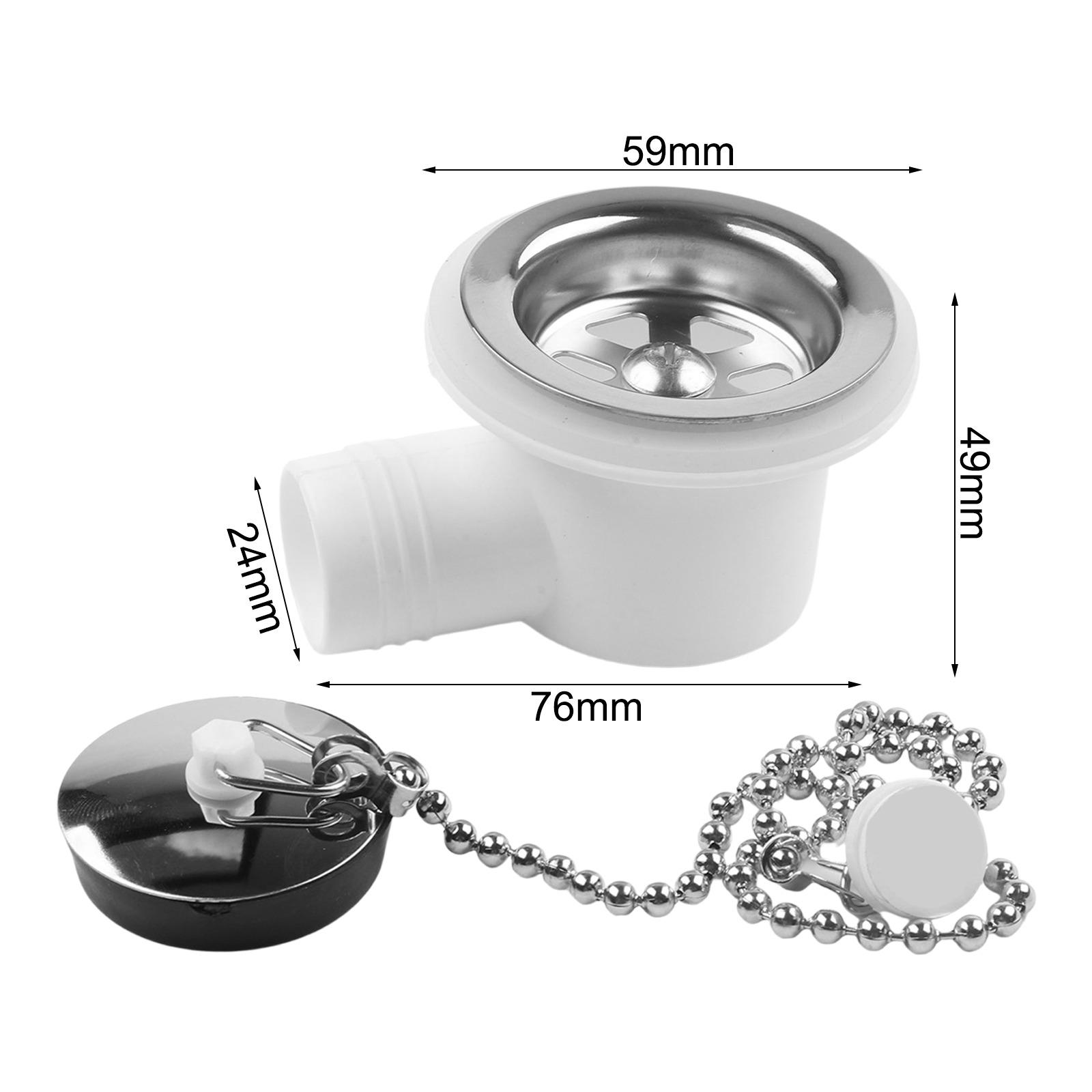 Quality Stainless Steel Sink Waste Drain Fitting for Boats and For RVs