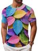 Digital Printing Men'S Casual Sports Short Sleeve Shirt for Summer Home, Outdoor, Casual Personalized Fashion Match