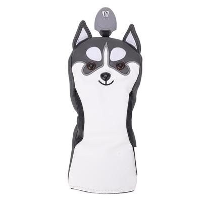 Dog Shaped Golf Wood Head Covers Waterproof Sunscreen PU Club Head Covers for Golf TrainingNo. UT
