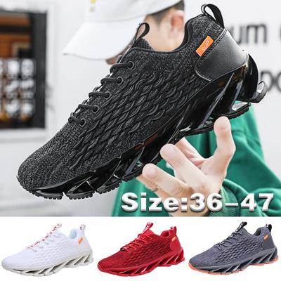 Men's Casual Trainer Sports Running Sneakers Blade Sports Shoes Walking Athletic Tennis Gym Shoes