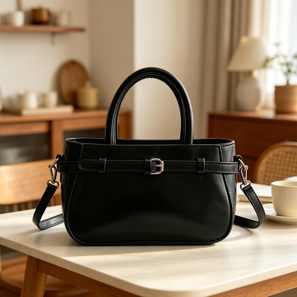 Casual Shoulder Crossbody Bags for Women with Detachable Adjustable Strap Underarm Satchel Handbag PU Leather Lightweight