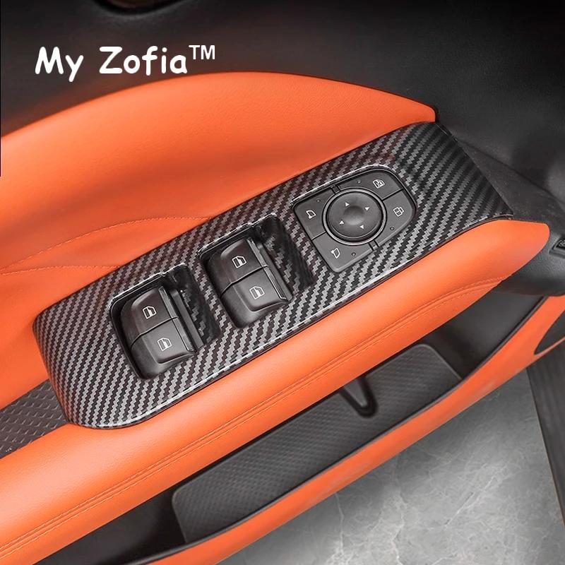 For HAVAL H9 2nd MKII 2024 2025 Car Carbon Fiber Color Interior Steering Frame Decoration Cover Trim Stickers ABS Accessories