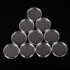 Pack Coin Storage Holder Decoration Elements Holder Plastic Round Set 100Pcs 39MM Capsule Case Brand New Parts