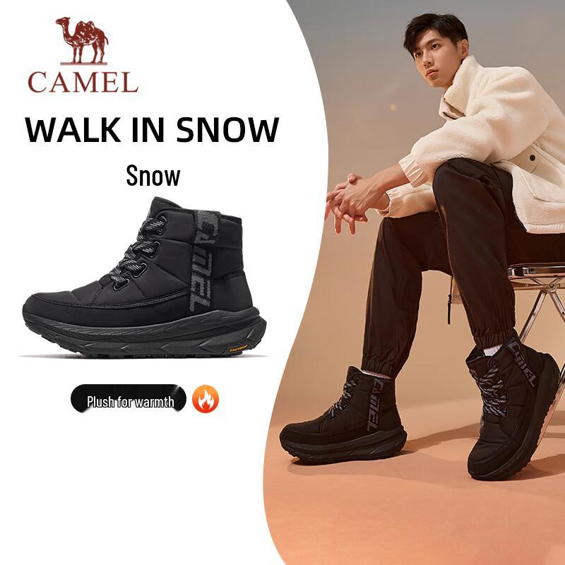 CAMEL Unisex High-Top Plush-Lined Casual Snow Boots 38 5790₽