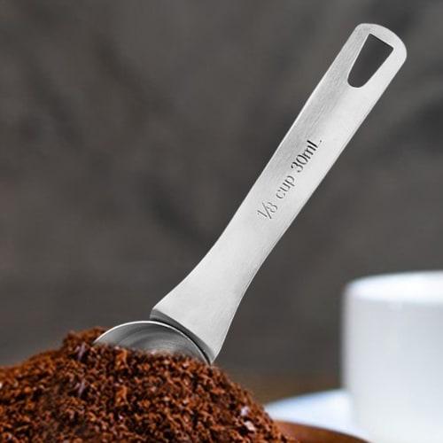 No-brand Stainless Steel Measuring Spoon (1 piece) Measuring Tool Measuring Spoon 80ml 30ml