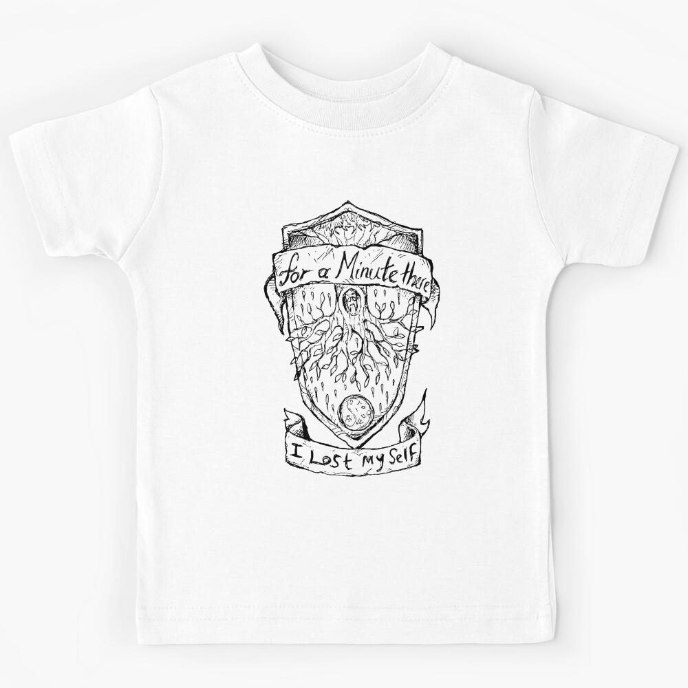 For a minute there I lost myself - Karma Police Illustrated Lyrics Kids T-Shirt 150