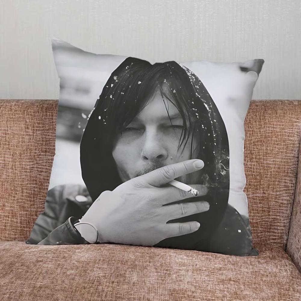 Dead D-Daryl Dixon Pillow Case For Home Bedroom Car Office Decoration Living Room Sofa Cushion Cover Suitable