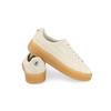 Puma Platform Jewel Leather Casual Low Top Kids Sneakers Kids Sneakers Off-White 365131-02