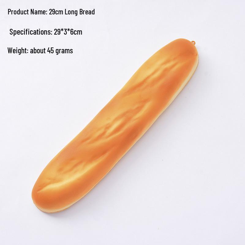 PU Slow Rebound Bread Squeeze Toy - Soft Fragrant Fake Cake for Decompression and Photography Props