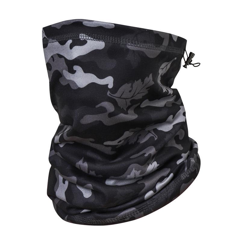 Men's Winter Cycling Face Mask: Plus Velvet Warm Ski Neck Gaiter and Magic Headband