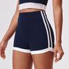 Sports Shorts Contrasting Colors Cloud Feeling High Waist Yoga Shorts Peach Tight Hip Lift Shorts Abdominal Wear Sports Fitness Pants