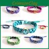 Luminous Impact Genshin Bracelet Adjustable Gradient Braided Bracelet Wind Fire