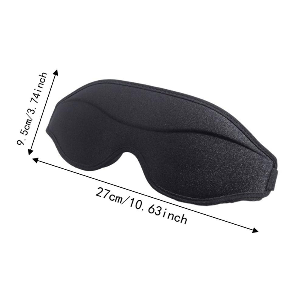 Soft Blackout Eye Shade Zero Eye Pressure Sleeping Blindfold Travel Nap Eyepatch  Side Sleepers