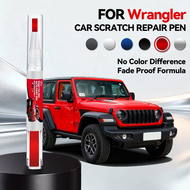 Purpose Vehicle For Jeep Wrangler 1987-2025 YJ YJ TJ JL Paint Repair Pen Touch Up Scratch Remover DIY Auto Accessories Black Whi