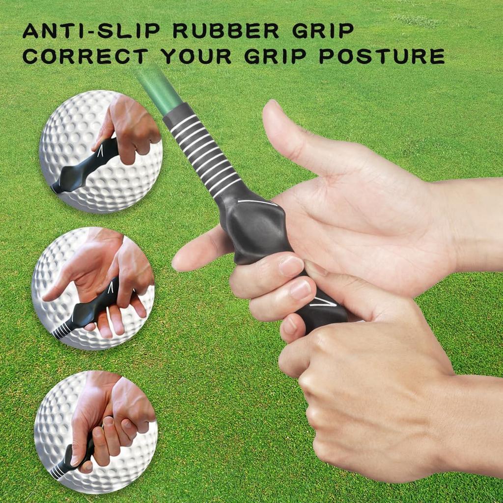 MAZEL Golf Swing Training One Practice Swing Golf Golf Swing Training Posture Swing Correction Increased Training Belt Included Device, Speed,