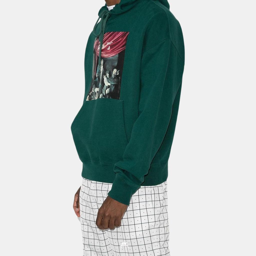 OFF WHITE Oversize Fit Caravaggio Painting Hoodie OMBB037E20FLE0035710