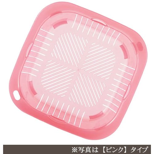 Microwave-safe Square Bowl & Colander, Green, Made In Japan, 34796