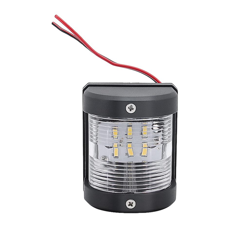 1 stk Båt Navigasjonslys 12V 24V Skip Lys Marine Båt Seillys Belysning Yacht Hvite LED Lys