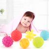 6pcs Baby Soft Massage Sensory Development Puzzle Ball Sound Toys For Infants