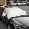 210T Sliver-coated Cloth Car Sunshade Cover Car Cover Windshield Sunshade Outdoor Waterproof Anti Ice Automobiles Exterior Cover