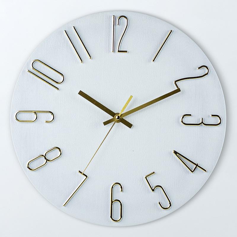 30 см 12 дюймов настенные часы гостиная тихие короткие настенные часы скандинавские модные настенные часы без секундной стрелки простые кварцевые часы 12 inch
