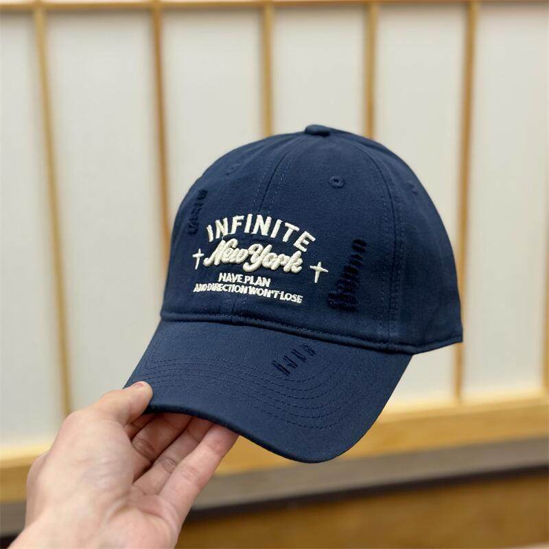 Spring And Summer High-Quality American Soft-Top Embroidered Baseball Cap Women'S Casual Versatile Face Small Cap Men