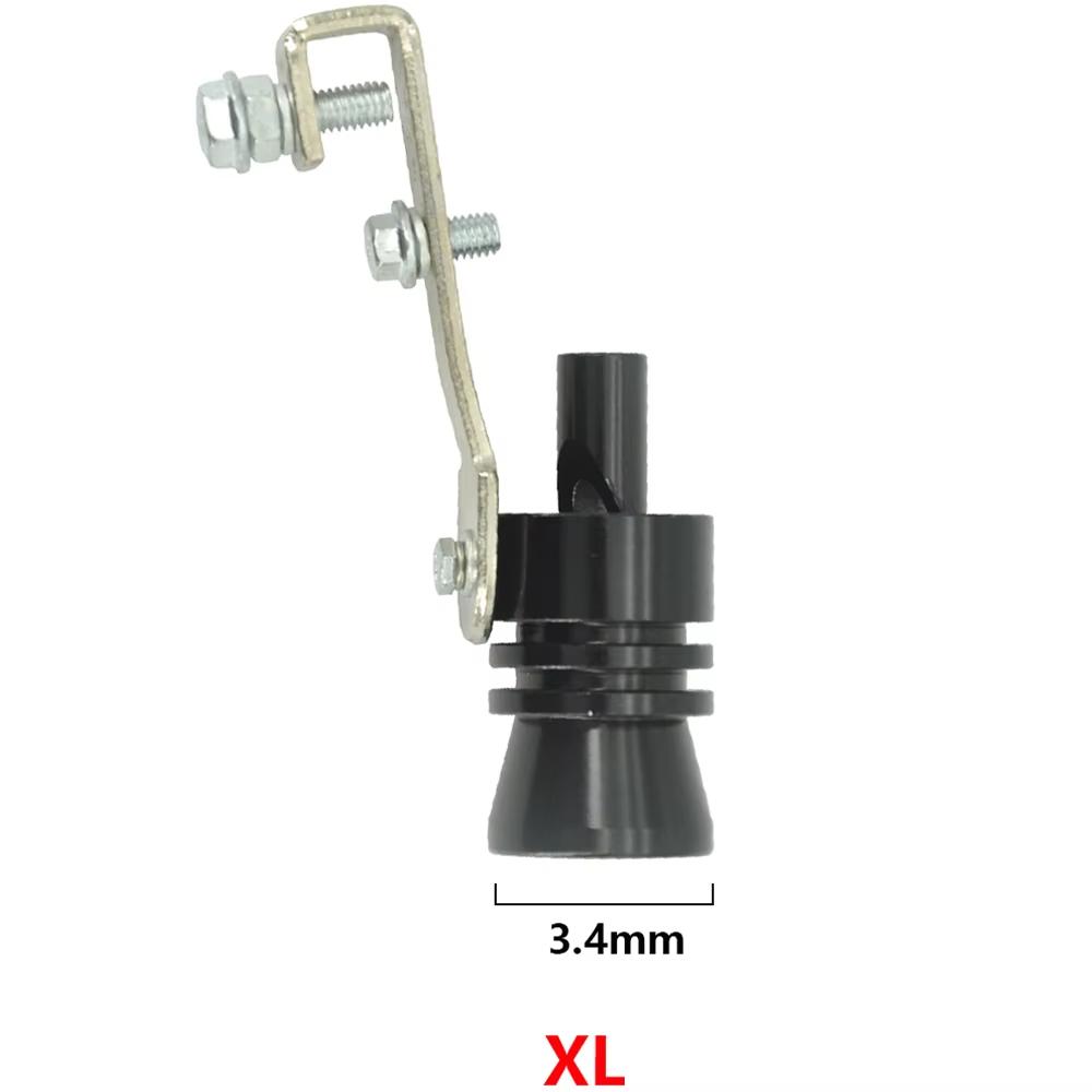 Vehicle Refit Device Exhaust Pipe Turbo Sound Whistle Car Turbmuffler Universal Sound Simulator Car Turbo Sound Whistle S/M/L/Xl
